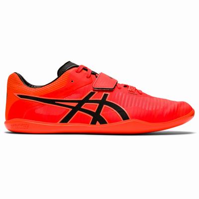 Asics Throw Pro 2 - Miesten Piikkarit - Oranssi Punainen/Mustat